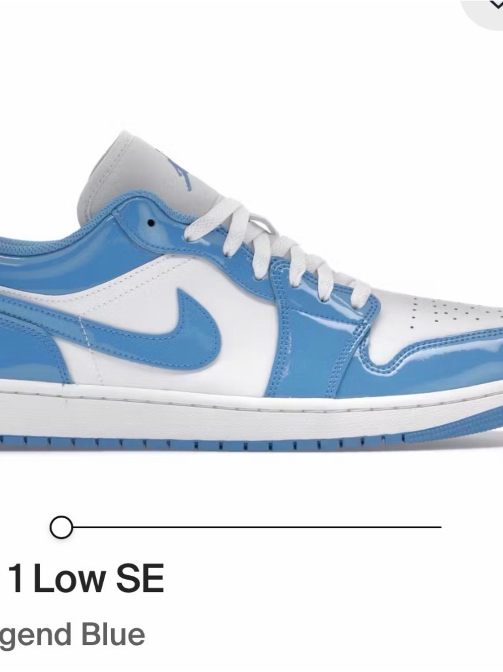 Jordan 1 Low SE - White / Light Blue